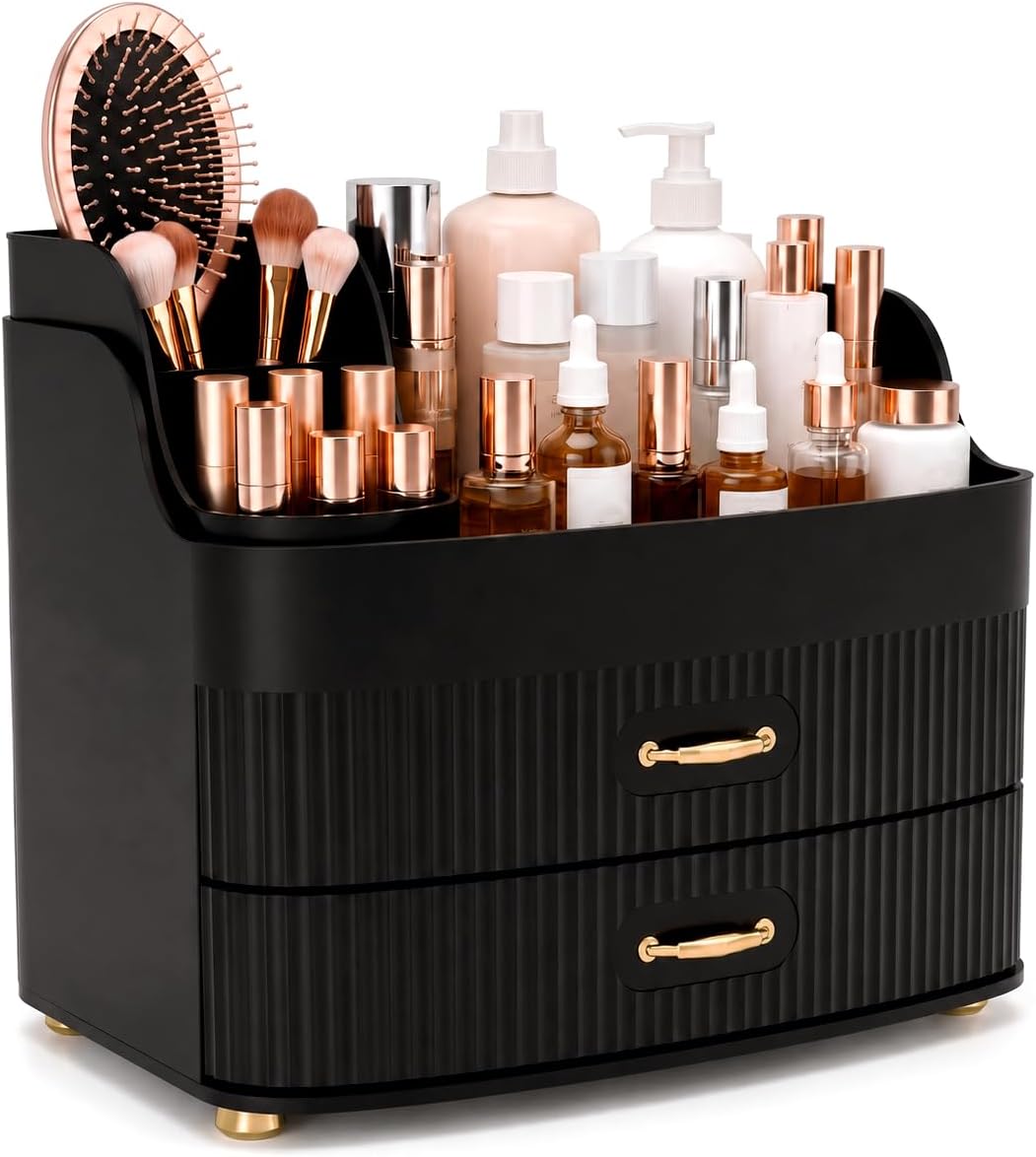 Makeup Organizer for Countertop Vanity Skincare Storage for Perfume Lipstick ...