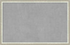 Amanti Art Silver Framed Magnetic Board 22x34 Large Vision Board by AmantiArt