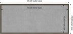 Amanti Art Grey Framed Magnetic Board 21x49 Oversize Vision Board - Image 3