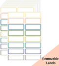 STARLIBOO Removable Labels, Removable Colored Labels Stickers, Self-Adhesive by STARLIBOO