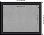 Amanti Art Black Framed Magnetic Board 21x27 Medium Vision Board - Image 2