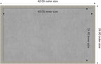 Amanti Art Grey Framed Magnetic Board 26x42 Large Vision Board - Image 4