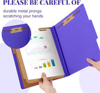 Skyygemm 24 Pcs Classification Folders Letter Size, 3 Divider Pressboard File - Image 4