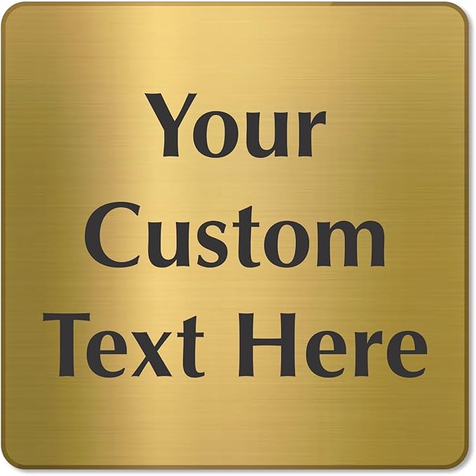 SmartSign Custom Brass Sign - Image 6