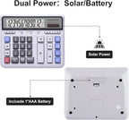 Comix Desktop Calculator Solar Battery Dual Power - Image 6