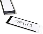 SmartSign Magnetic 'C' Channel Label Holders | 2.5" x 6" Pack of 10 by SmartSign