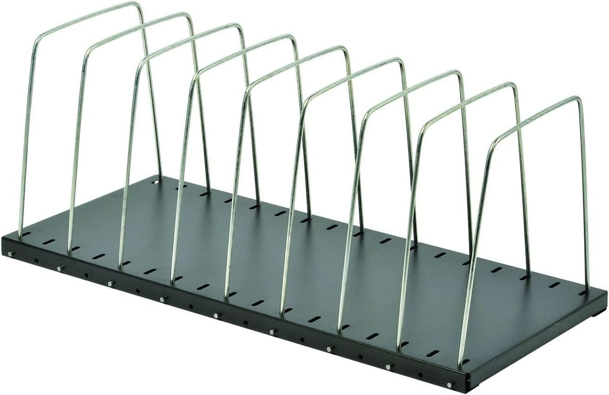 MMF Industries STEELMASTER Adjustable Desk File Organizer Rack | 8 Compartmen...