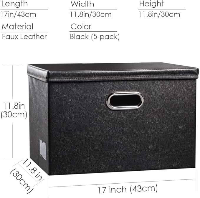 PRANDOM Large Stackable Storage Boxes - Image 5