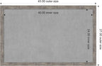 Amanti Art Silver Framed Magnetic Board 27x43 Large Vision Board - Image 3