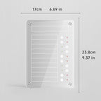 NiHome Acrylic Magnetic to Do List Planning Board - Image 2