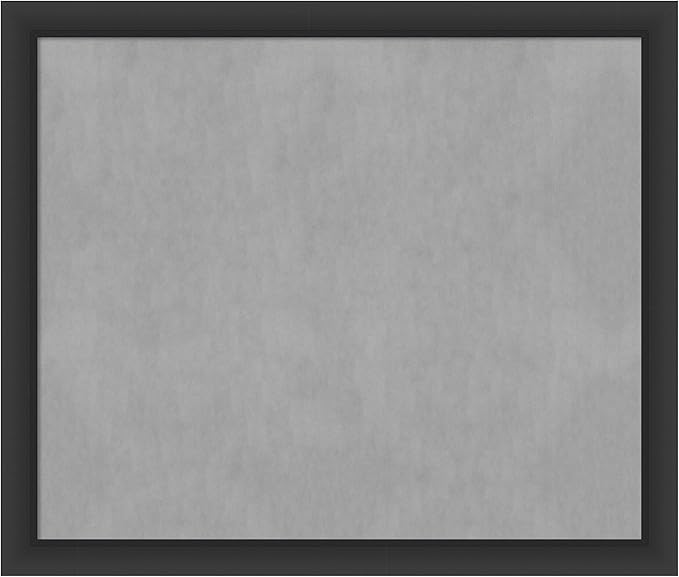 Amanti Art Black Framed Magnetic Board 45x53 Oversize Vision Board by AmantiArt