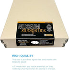 Lineco Museum Archival Storage Box, 11.75x17.75x3.75 in. Drop Front Design. - Image 5