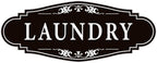 Laundry Room Door Sign for Business and Home，Self-adhesive Waterproof Cute by LUHIMO