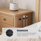 SmiLife Cable Clips Phone Cord Holder, Charger Cord Organizer, Cable Management - Image 7