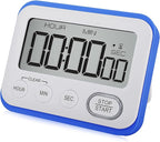 Digital Kitchen Timer Magnetic Loud Alarm, Large LCD Screen Silent/Beeping by VOULOIR