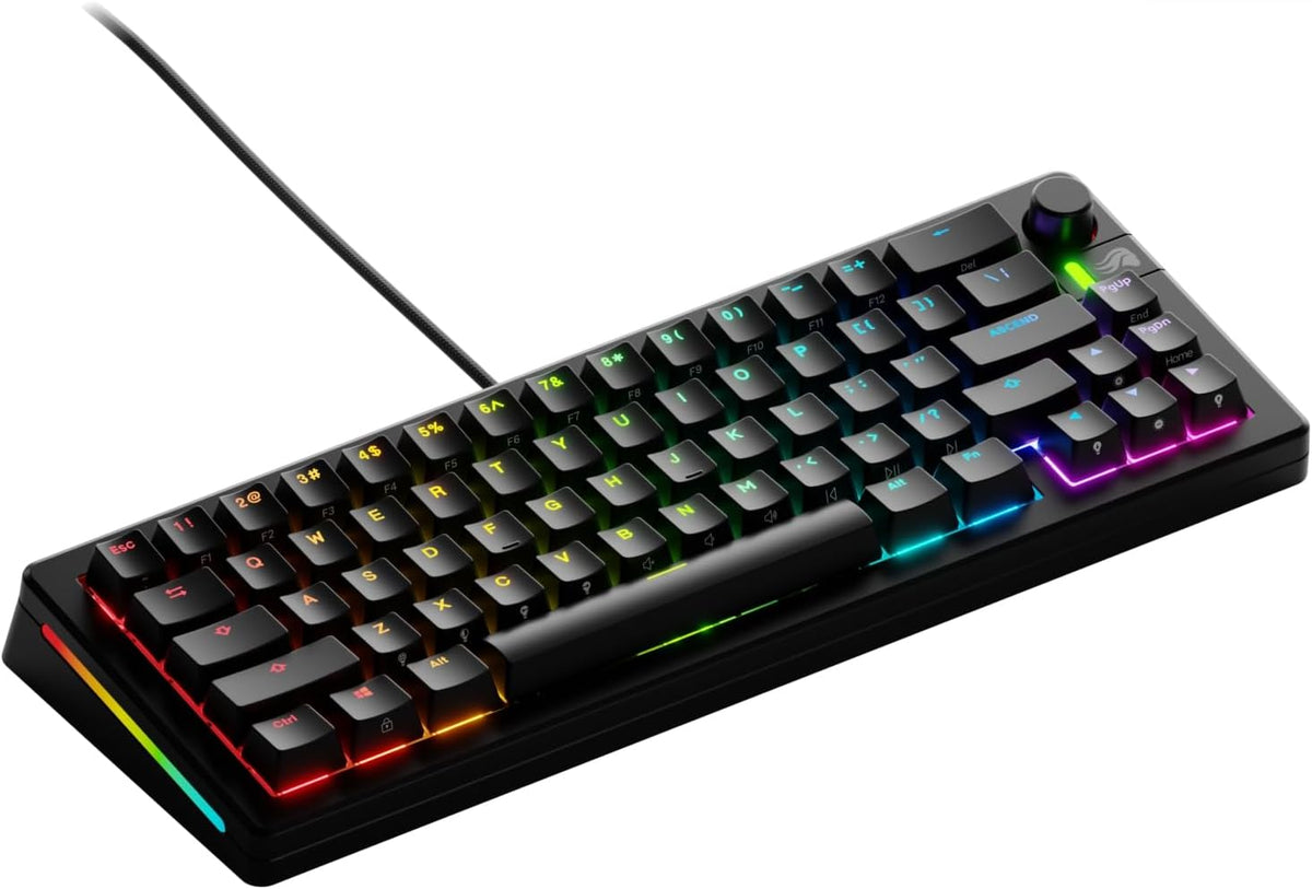 GLORIOUS Gaming - GMMK 3 Barebones Custom Gaming Keyboard Kit with Knob, 75% ...