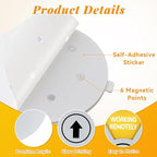 Office Door Sign, 6 Inch Round Privacy Signs - Image 5