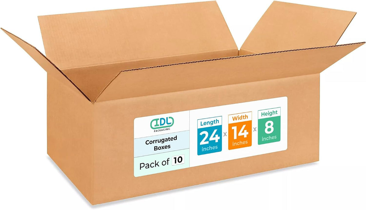 Large Shipping & Moving Boxes 24x14x8 inches
