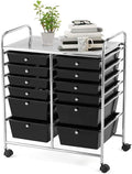 Giantex 12 Drawer Rolling Storage Cart Tools Scrapbook Paper Office School by Giantex