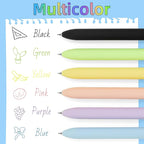 UIXJODO Colored Pens, 0.5mm Colored Ink Gel Pen - Image 2