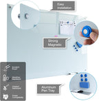 Magnetic Glass Writeboard 40"x60" Premium Tempered Dry Erase Boards Wall - Image 2