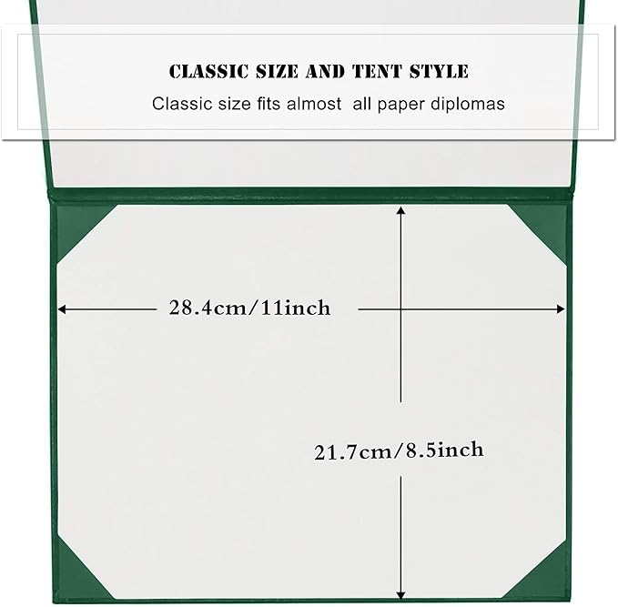 Diploma Cover 8.5” x11” Diploma Holder of Graduation Leatherette Padded - Image 3