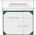 Diploma Cover 8.5” x11” Diploma Holder of Graduation Leatherette Padded - Image 6