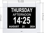 TMC 8 Inch Dementia Clock for Seniors - Image 8