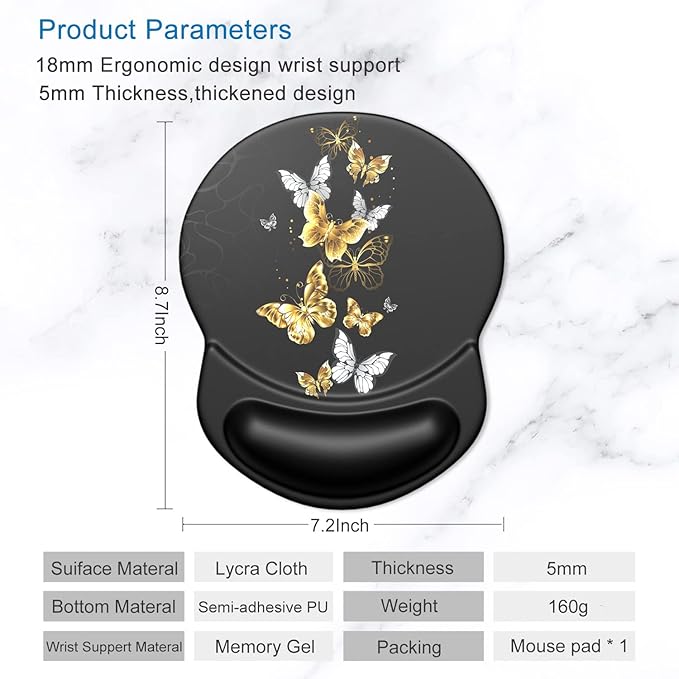 ITNRSIIET Ergonomic Mouse Pad - Image 5