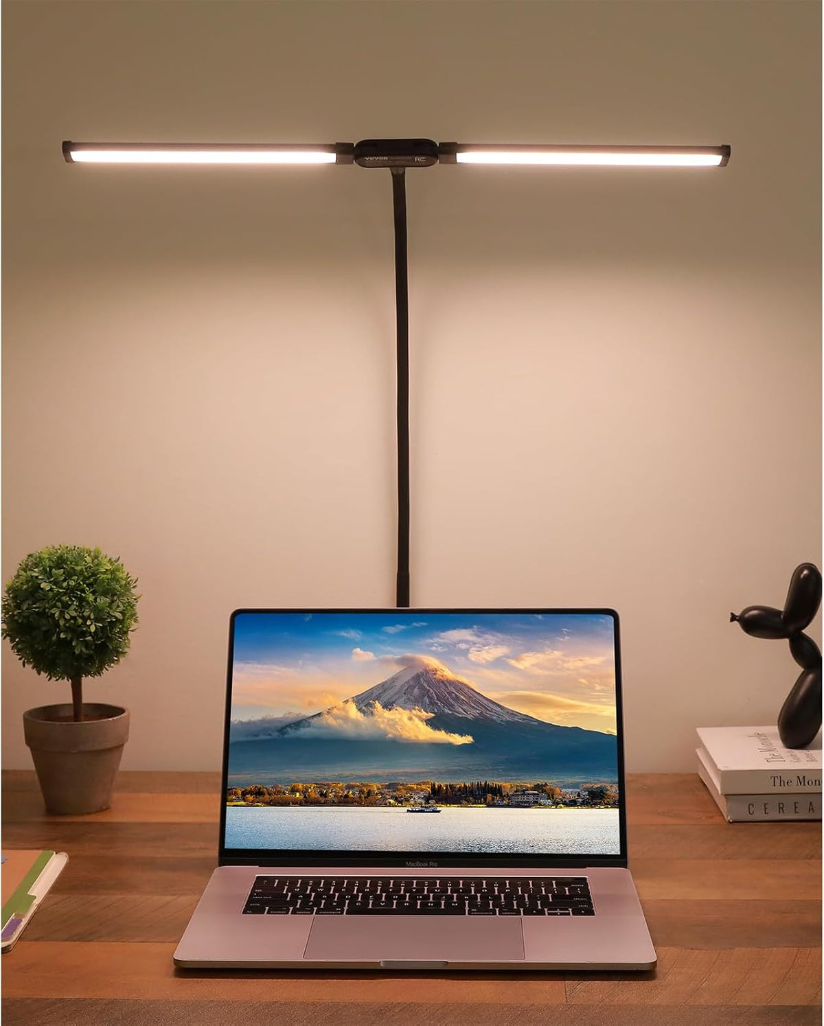VEVOR LED Desk Lamp with Clamp, Double Head Architect Desk Lamp for Home Offi...