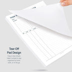 Task Planner & Tracker 8.5 x 11 Tear-Off 70 Sheet Planner Pad – Project - Image 4