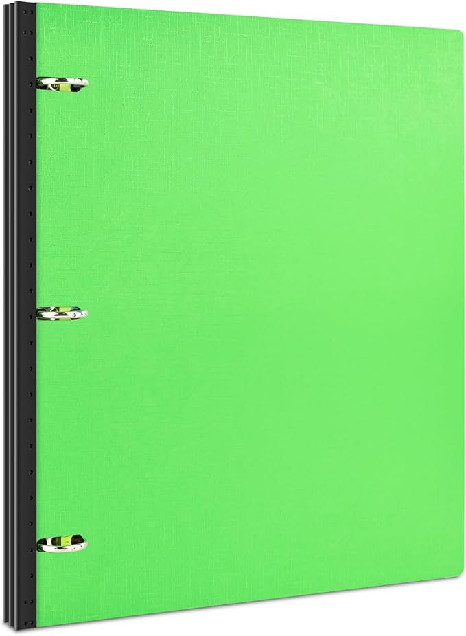 INFUN Telescoping 3 Ring Binder, Portable Plastic 0.75 inch 3 Ring Binder by INFUN