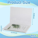 6 Pcs Photo Storage Box, 8x10 Inches Clear Scrapbook Paper and Photo Organizer - Image 2