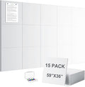 G Gamit Large Felt Wall Tiles Bulletin Board 59”x36”, Large Cork Board by GGAMIT