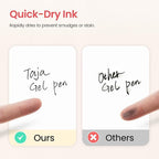 Taja Gel Pens, 0.5mm Fine Point Smooth Writing Pens - Image 4