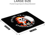 Auhoahsil Mouse Pad, 12 x 10 in Cute Skull Theme Computer Mouse Pad - Image 3