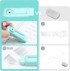 M&G 4 Pcs Cute Erasers for Kids Sliding Retractable Pencil Erasers, Push Pull - Image 4