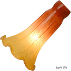 Bieye LS25 Lily Flower Blown Glass Lampshade - Image 2