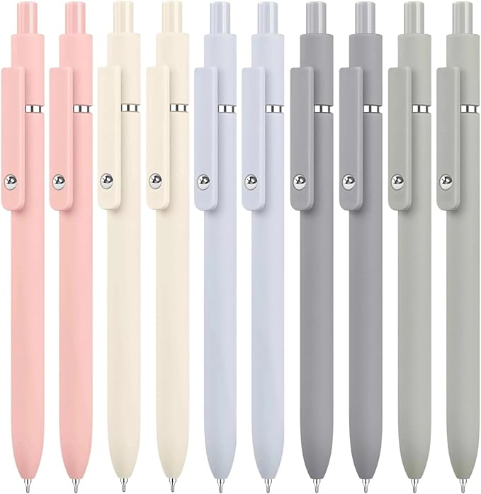 Donyang 10PCS Gel Pens Black Ink Fine Point Pens by Donyang