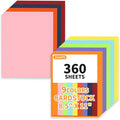 360 Sheets Colored Cardstock Paper 8.5 x11 Valentine Day Cardstock Thick Paper by WelcometoVishoitty