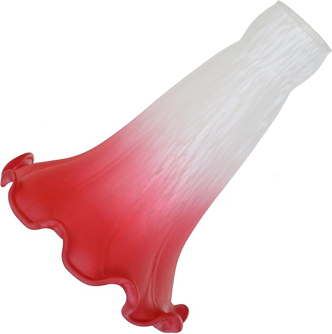 Bieye LS06S Lily Flower Blown Glass Lampshade by Bieye
