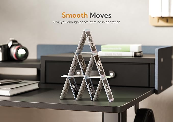 Claiks Standing Desk with Drawers, Stand Up Electric Standing Desk Adjustable - Image 9