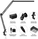 BZBRLZ LED Desk Lamp, Manicure Table Lamp, Eye-Caring Drafting Light, Dimmable - Image 3