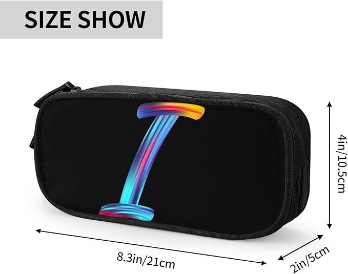 Pazacon Cute Initial Pencil Case - Image 2