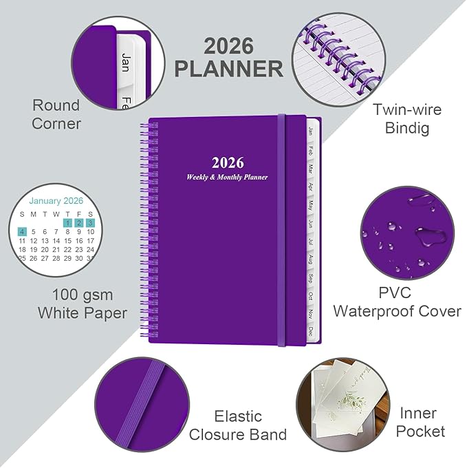 2026 Planner - Planner 2026 from January 2026 to December 2026 - Image 2