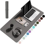 YSAGi Non-Slip Leather Desk Pad, Waterproof Laptop Computer Desk Keyboard Mat by YSAGi