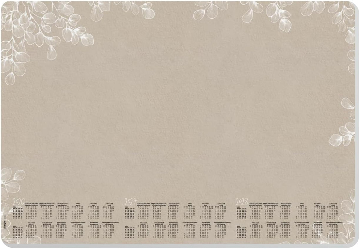 SIGEL Paper Desk Pad DIN A2 Calendar 2026-2028 30 Sheets
