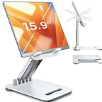 LISEN Tablet Stand for iPad Stand Holder Desk, Foldable Home Office Desk by Lisen