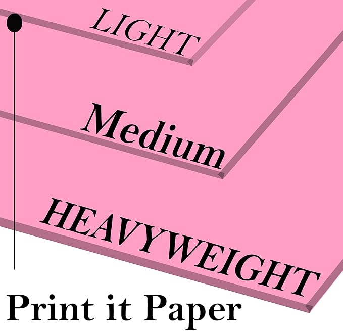 Print It - Vellum Bristol Colored Cardstock Cover Paper, 67 Lb, 8.5" X 11” - Image 3