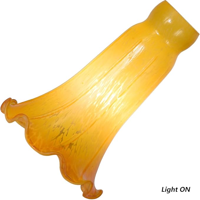 Bieye LS98 Lily Flower Blown Glass Lampshade - Image 2